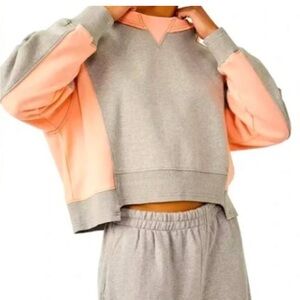 Free people intercept pullover sweatshirt, size medium